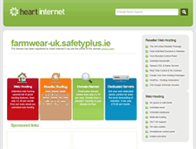Tablet Screenshot of farmwear-uk.safetyplus.ie