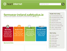 Tablet Screenshot of farmwear-ireland.safetyplus.ie